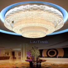 Hotel big luxury banquet hall ceiling chandelier light